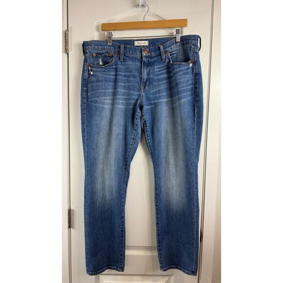 Madewell Denim - Madewell Women's The Slim Boyjean Boyfriend Fit Jeans Walton Wash Size 32